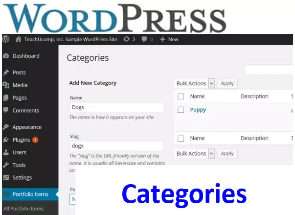 Creating and Managing Categories in WordPress